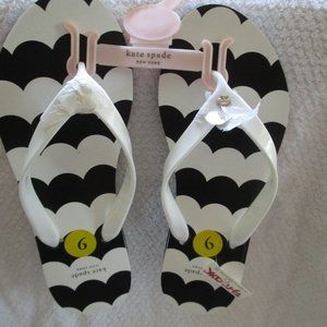New Kate spade MILLI wedge flip flops 9M